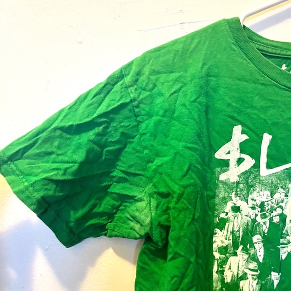 🎉RARE🎉 Slave Skateboard green graphic tshirt with “we’re all in together”. - Picture 4 of 11